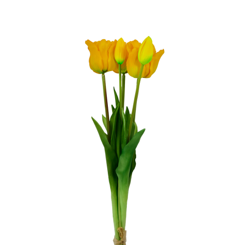 Tulipan silikonowy żółty...