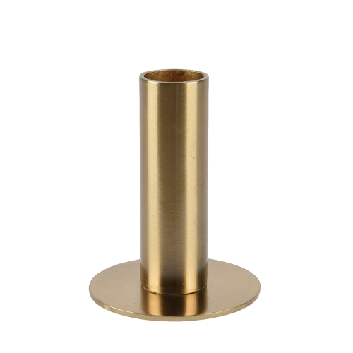 Świecznik złoty cylinder 8cm