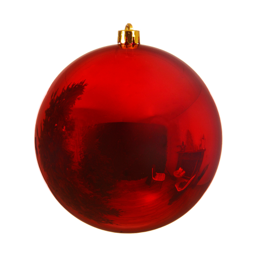 Bombka plastik czerwona 20cm