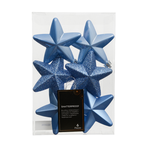 Bombka plastik gwiazdka...